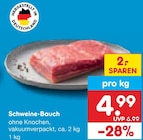 Schweine-Bauch für 4,99 € bei Netto Marken-Discount im Angebot Schweine-Bauch im aktuellen Netto Marken-Discount Prospekt