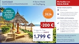 SANSIBAR STONE TOWN & STRANDPARADIES bei ALDI Nord im Prospekt "" für 1.799,00 €