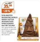 Wizarding World Harry Potter Interaktiver Sprechender Hut mit Sound Angebote von Spin Master bei Müller Kaufbeuren für 35,99 €