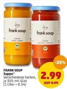Fertiggerichte von FRANK SOUP im aktuellen Penny-Markt Prospekt für 2.99€