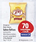 Sahne-Toffees von Original Muh-Muhs für 2,19 € bei EDEKA im Angebot Sahne-Toffees von Original Muh-Muhs im aktuellen EDEKA Prospekt