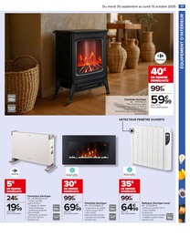 Prix et réduction Radiateur Électrique dans le prospectus Carrefour en cours Offre Radiateur Électrique dans le catalogue Carrefour du moment à la page 19