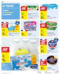 Prix et réduction Activia dans le prospectus Carrefour Market en cours Offre Activia dans le catalogue Carrefour Market du moment à la page 24