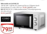 Aktuelle Mikrowelle Angebote bei GLOBUS in Trier Aktuelles Mikrowelle mit Grill MG 20 Angebot bei GLOBUS in Trier ab 79,99 €