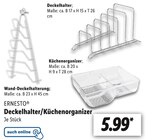 Deckelhalter/Küchenorganizer bei Lidl im Prospekt "" für 5,99 €