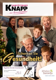 Aktueller Felix Knapp GmbH Sanitätshäuser Prospekt für Kusel: Schenken Sie Gesundheit! mit 6} Seiten, 12.11.2025 - 31.01.2026
