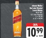 Red Label Blended Scotch Whisky im Angebot bei EDEKA in Görlitz Red Label Blended Scotch Whisky Angebote von Johnnie Walker bei EDEKA Görlitz für 10,99 €