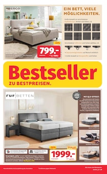 Boxspringbett im aktuellen Segmüller Prospekt (Frankfurt (Main)) Boxspringbett im Segmüller Prospekt "Zum Glück gibt’s Segmüller - Bestseller zu Bestpreisen" mit 38 Seiten (Frankfurt (Main))