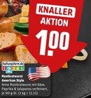 Aktuelle Bratwurst Angebote bei REWE in Bottrop Aktuelles Rostbratwurst American Style Angebot bei REWE in Bottrop ab 1,00 €