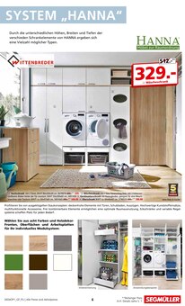 Badmöbel im Segmüller Prospekt "Hauswirtschaftsraum Spezial" mit 10 Seiten (München)