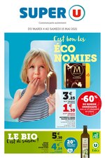 Catalogue Super U à La Valentine, avec 29 pages Prospectus Super U à La Valentine, "C'est bon les économies", 29 pages, 04/05/2021 - 15/05/2021