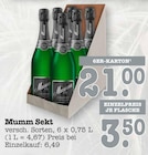 Sekt Angebote von Mumm bei E center Rastatt für 3,50 €