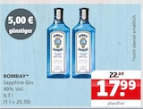 Sapphire Gin im Angebot bei Getränke Quelle Weydringer in Lehrte Sapphire Gin Angebote von Bombay bei Getränke Quelle Weydringer Lehrte für 17,99 €