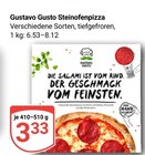 Steinofenpizza Angebote von Gustavo Gusto bei GLOBUS Rostock für 3,33 €