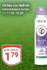 Deo im Angebot bei GLOBUS in Neustadt Deo Angebote von CD bei GLOBUS Neustadt für 1,79 €