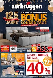 Bett Angebot im aktuellen Zurbrüggen Prospekt auf Seite 1