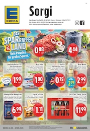 EDEKA Prospekt für Moers mit 24 Seiten EDEKA Prospekt für Moers: "Aktuelle Angebote", 24 Seiten, 22.09.2025 - 27.09.2025