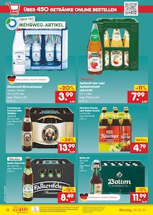 Wasser im Netto Marken-Discount Prospekt "Aktuelle Angebote" mit 63 Seiten (Düsseldorf)