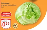 GLOBUS Hockenheim - Eisbergsalat Angebot im Prospekt Eisbergsalat bei GLOBUS im Hockenheim Prospekt für 0,59 €