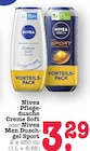 Pflegedusche Creme Soft im Angebot bei E center in Weinheim Pflegedusche Creme Soft Angebote von Nivea bei E center Weinheim für 3,29 €