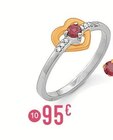 Bague rhodolite et oxydes de zirconium - E.Leclerc Bague rhodolite et oxydes de zirconium à 95,00 € dans le catalogue E.Leclerc
