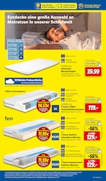 Matratzenauflagen Angebot im aktuellen Lidl Prospekt auf Seite 5