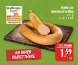 Fränkische Leberwurst im Ring im Angebot bei Marktkauf in Fürth Fränkische Leberwurst im Ring Angebote bei Marktkauf Fürth für 1,59 €