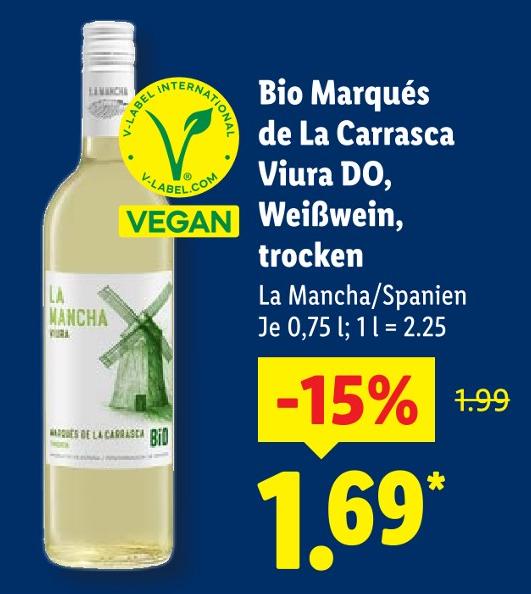 Bio Marqués de La Carrasca Viura DO