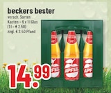 Aktuelle Becks Angebote bei Trinkgut in Münster Aktuelles Apfel Angebot bei Trinkgut in Münster ab 14,99 €