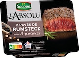 2 Pavés de Rumsteck marinés 3 poivres - SOCOPA dans le catalogue Intermarché Super
