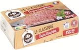 Steak haché Le Classique Façon Bouchère - CARREFOUR ORIGINAL dans le catalogue Supermarchés Match