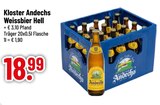 Weissbier Hell von Kloster Andechs im aktuellen Trinkgut Prospekt für 18,99 €