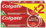 Dentifrice max white - COLGATE en promo chez Super U Dentifrice max white - COLGATE dans le catalogue Super U
