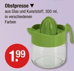 Obstpresse im V-Markt Prospekt Obstpresse von im aktuellen V-Markt Prospekt für 1,99 €