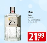 Aktuelles Roku Gin Angebot bei famila Nordost in Kiel ab 21,99 €