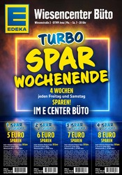 Aktueller E center Supermarkt Prospekt in Jena und Umgebung, "TURBO SPAR WOCHENENDE" mit 2 Seiten, 07.02.2025 - 01.03.2025