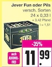 Fun Angebote von Jever bei EDEKA Hamburg für 11,99 €