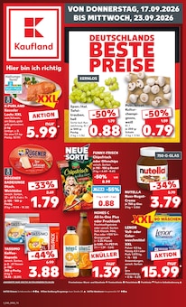Prospekt der Woche "Hier bin ich richtig" Seite 1, 17.09.2026 bis 23.09.2026 für Stollberg Aktueller Prospekt "Hier bin ich richtig" Seite 1 von 66 Seiten für Stollberg