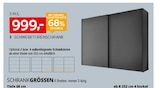 Schwebetürenschrank 2-türig im XXXLutz Prospekt Schwebetürenschrank 2-türig von Dieter Knoll im aktuellen XXXLutz Prospekt für 999,00 €