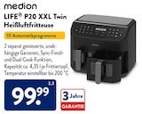 LIFE P20 XXL Twin Heißluftfritteuse im Angebot bei ALDI SÜD in München LIFE P20 XXL Twin Heißluftfritteuse Angebote von medion bei ALDI SÜD München für 99,99 €