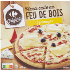 Promo Pizza cuite au feu de bois surgelée à 2,59 € dans le catalogue Carrefour Market à Muille-Villette