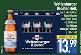 Kloster Hell im Angebot bei EDEKA in Unterhaching Kloster Hell Angebote von Weltenburger Kloster bei EDEKA Unterhaching für 13,99 €