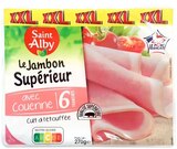 Jambon cuit supérieur avec couenne - SAINT ALBY - Lidl à Saint-Étienne Jambon cuit supérieur avec couenne - SAINT ALBY en promo chez Lidl Saint-Étienne à 2,59 €