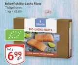 Bio-Lachs Filets von followfish für 6,99 € bei GLOBUS im Angebot Bio-Lachs Filets von followfish im aktuellen GLOBUS Prospekt