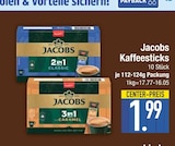 Jacobs Kaffeesticks im EDEKA Prospekt Jacobs Kaffeesticks von Jacobs im aktuellen EDEKA Prospekt für 1,99 €