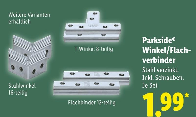 Winkel/Flachverbinder