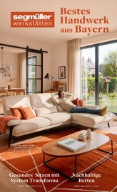 Sofa im Segmüller Prospekt in Darmstadt Aktueller Segmüller Prospekt mit Sofa, "Bestes Handwerk aus Bayern", Seite 1