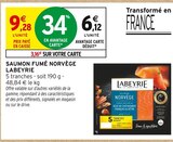 Saumon fumé norvège - LABEYRIE dans le catalogue Intermarché