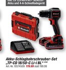 Akku-Schlagbohrschrauber-Set „TP-CD 18/50-C Li-i BL“ Angebote von Einhell bei toom Baumarkt Konstanz für 179,99 €