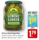 Gewürzgurken im Angebot bei E center in Heilbronn Gewürzgurken Angebote von Kühne bei E center Heilbronn für 1,59 €